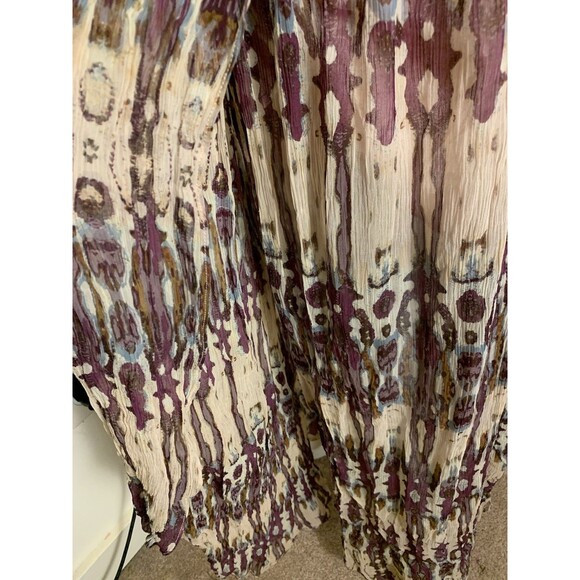 Free People Freyja Fringe Maxi Dress Medium Boho Fairy Strappy V Neck Whimsy - Picture 6 of 16